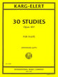 30 Studies, Op. 107 Flute cover